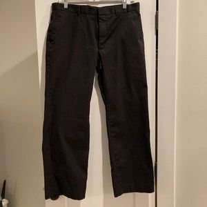 Express black pinstripe dress pants